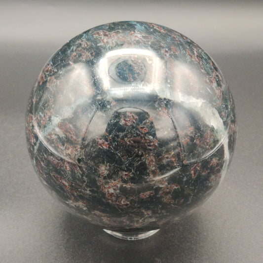 Fireworks Stone with Quartz Sphere 6 lbs (2723g)