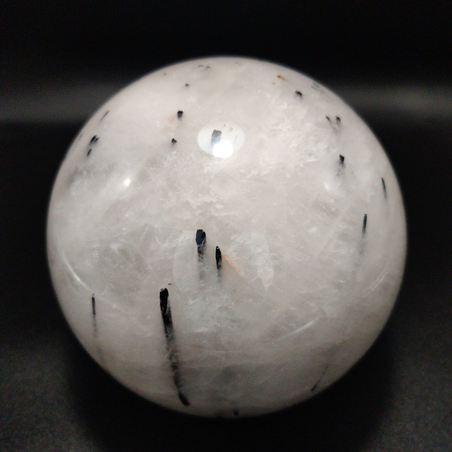 Black Tourmaline with Quartz Sphere 8.72 lbs (3956g)