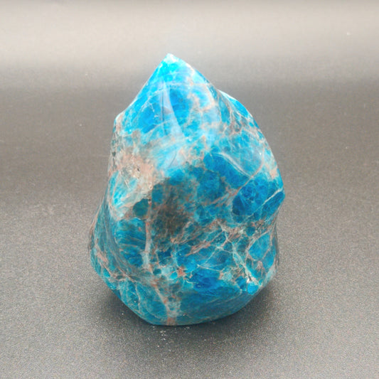 Blue Apatite Spiral Flame Freeform 1.19 lbs (541g)