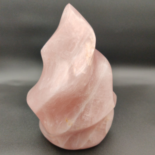 Rose Quartz Spiral Flame Freeform 7.78 lbs (3531g)