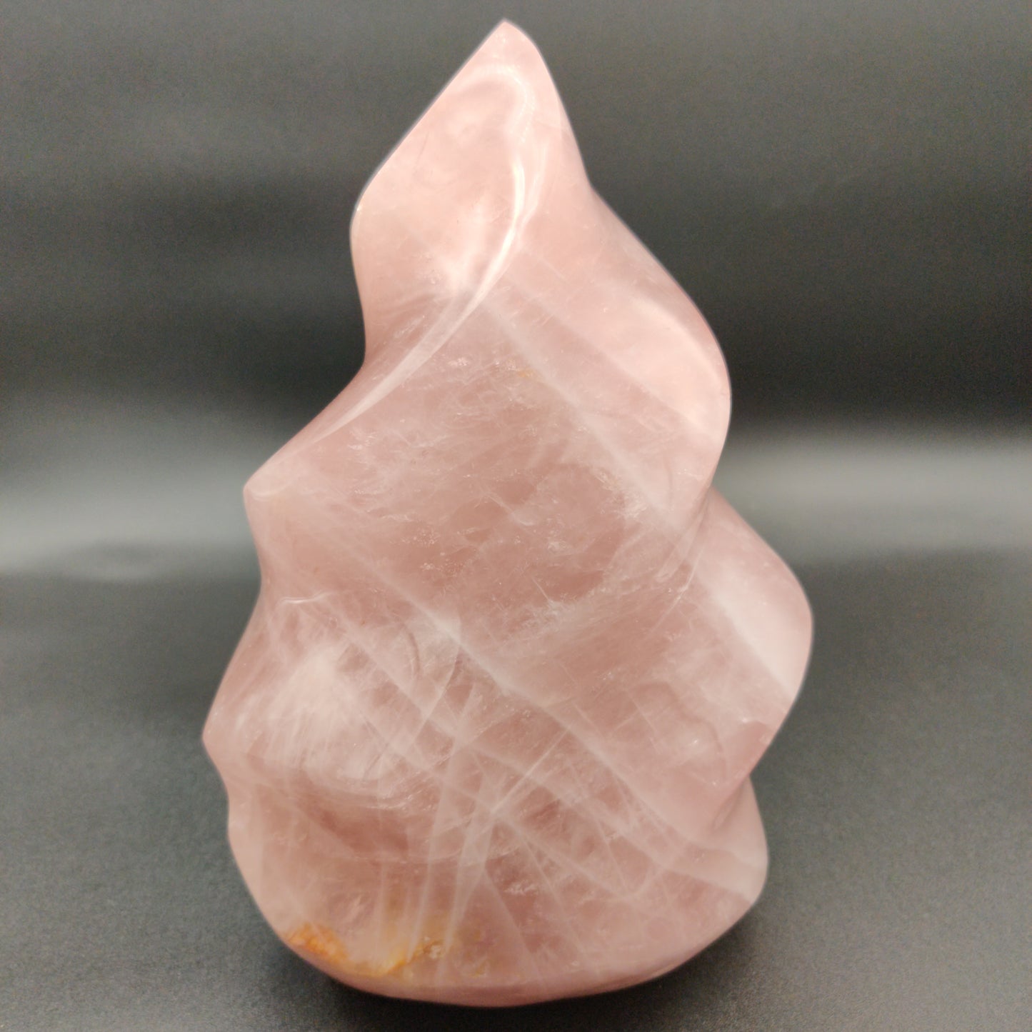 Rose Quartz Spiral Flame Freeform 7.78 lbs (3531g)