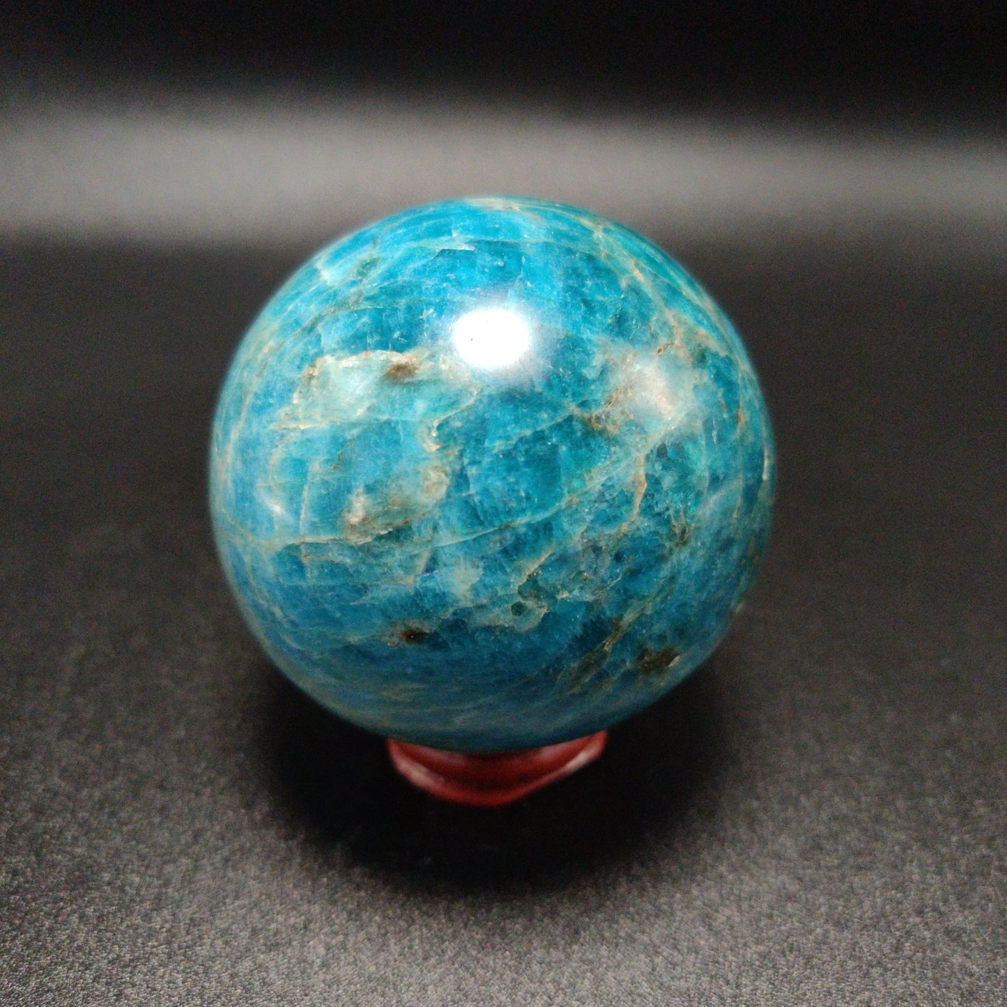 Blue Apatite Sphere 1.22 lbs (555g)