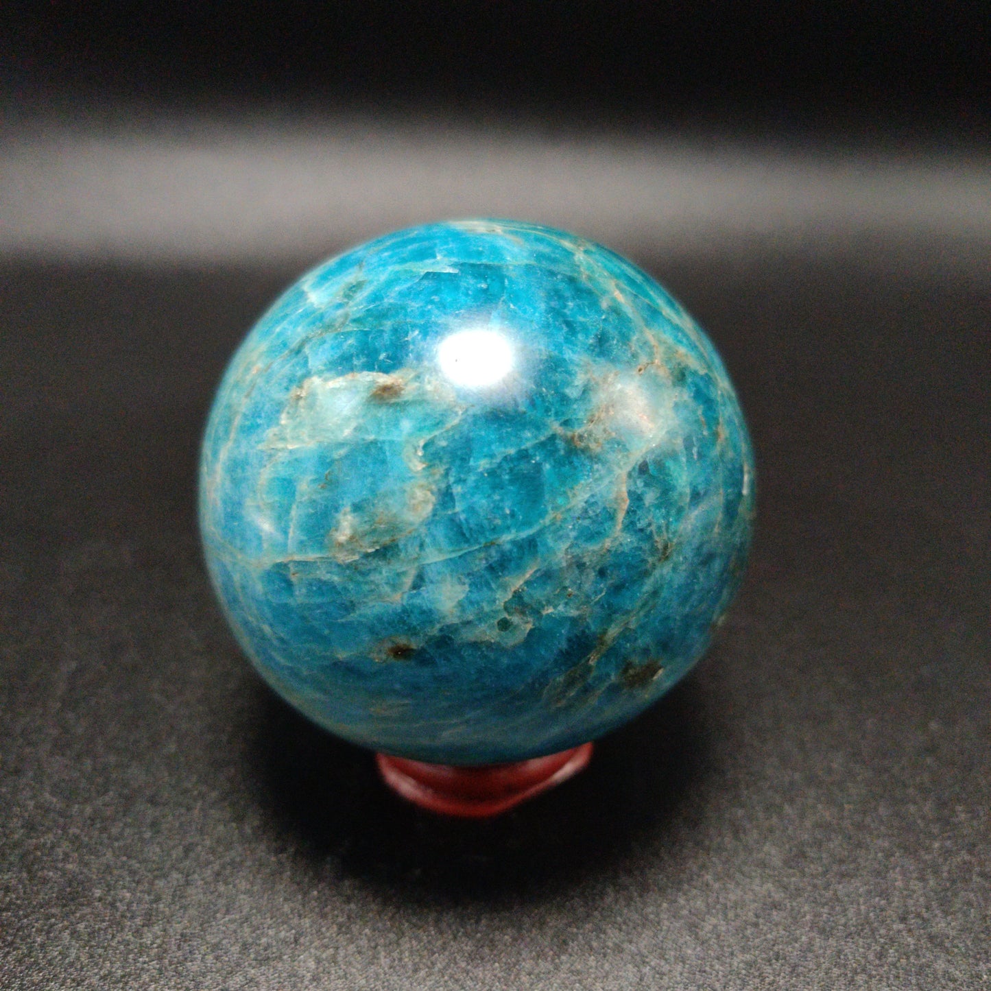 Blue Apatite Sphere 1.22 lbs (555g)