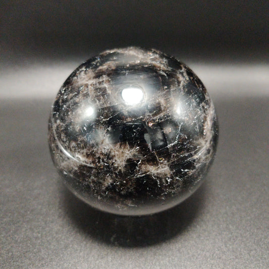 Black Smokey Quartz Sphere 4.59 lbs (2084g)