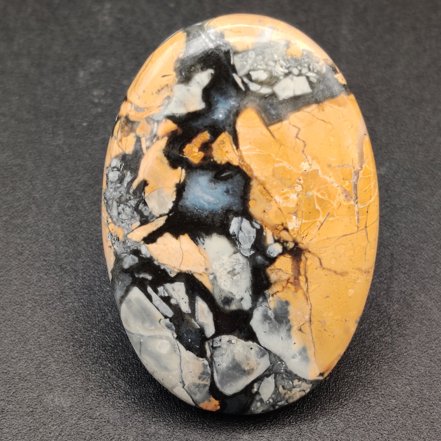 Brecciated Maligano Jasper Cabochon 117.75 carats (23.55g)