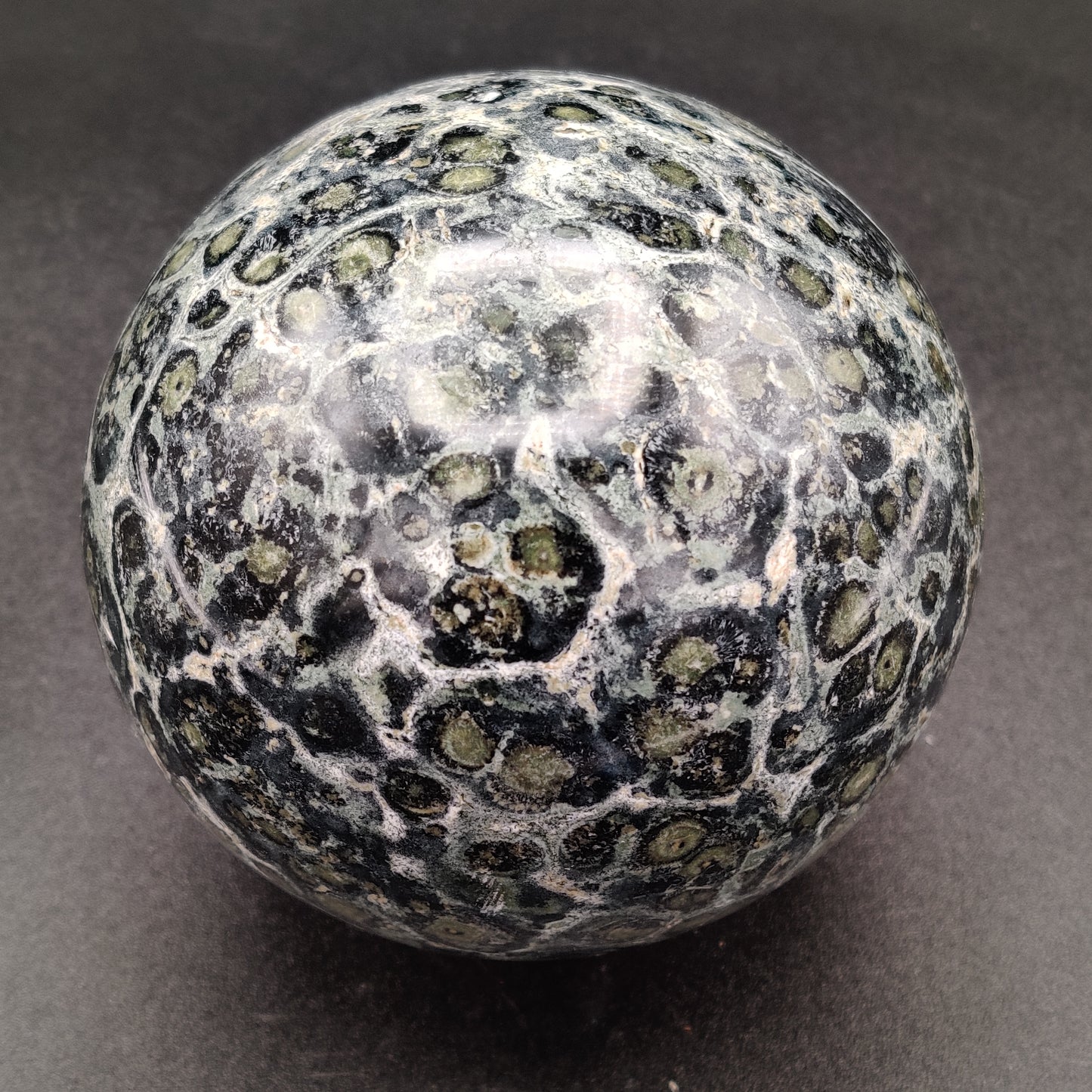 Kambaba Jasper Sphere 1.87 lbs (850g)