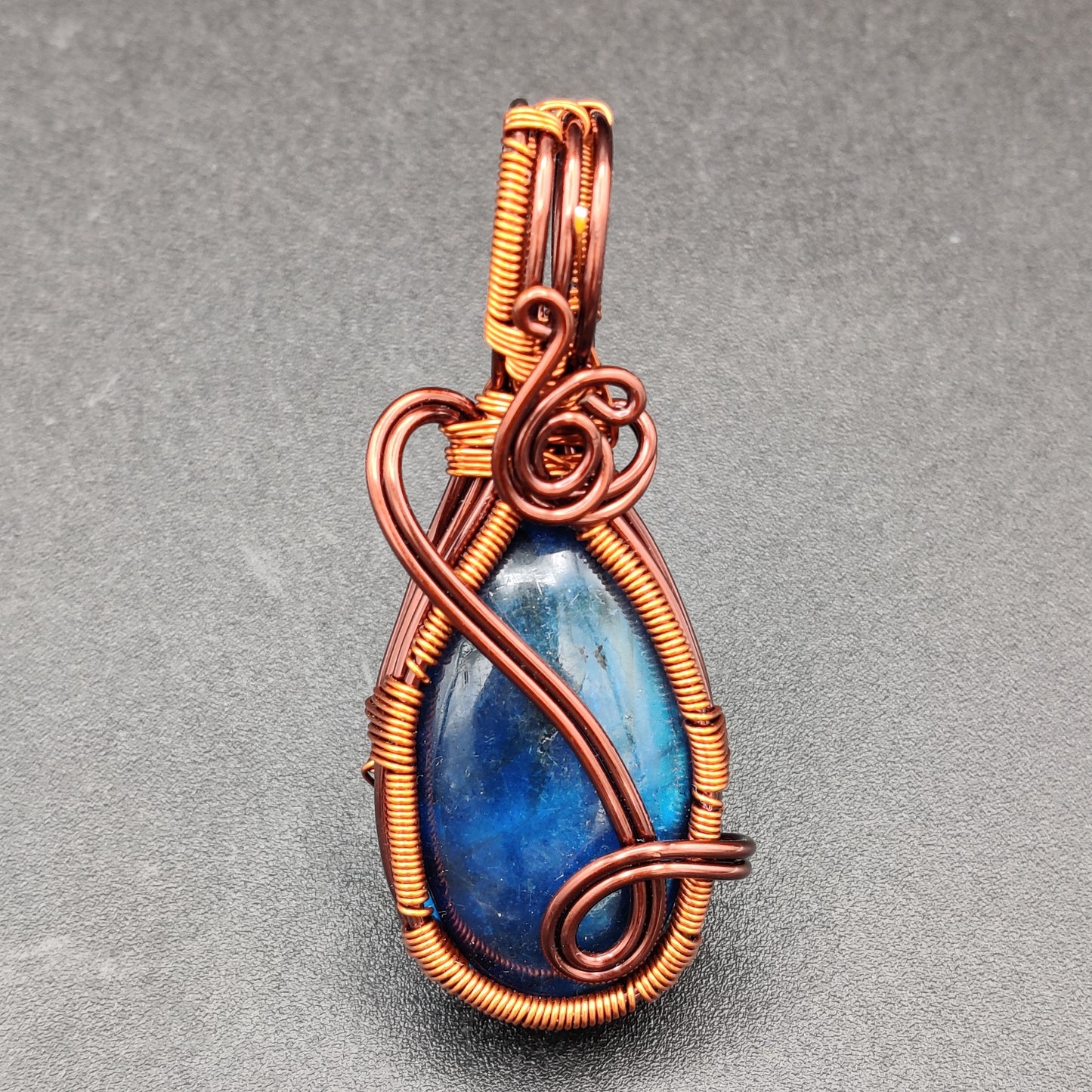 Labradorite Cabochon Wire Wrapped 69.2 carats (13.84g)