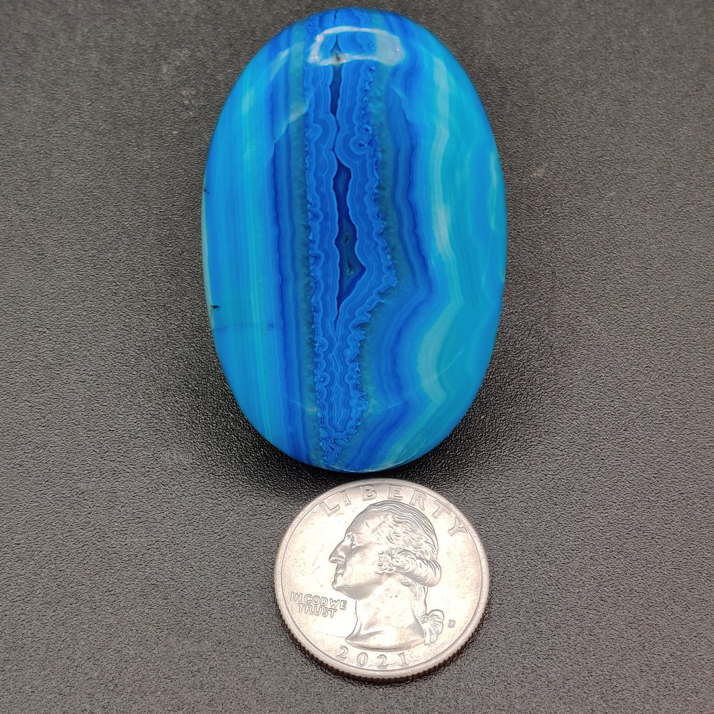 Onyx Druzy Agate Cabochon 151.7 carats (30.34g)