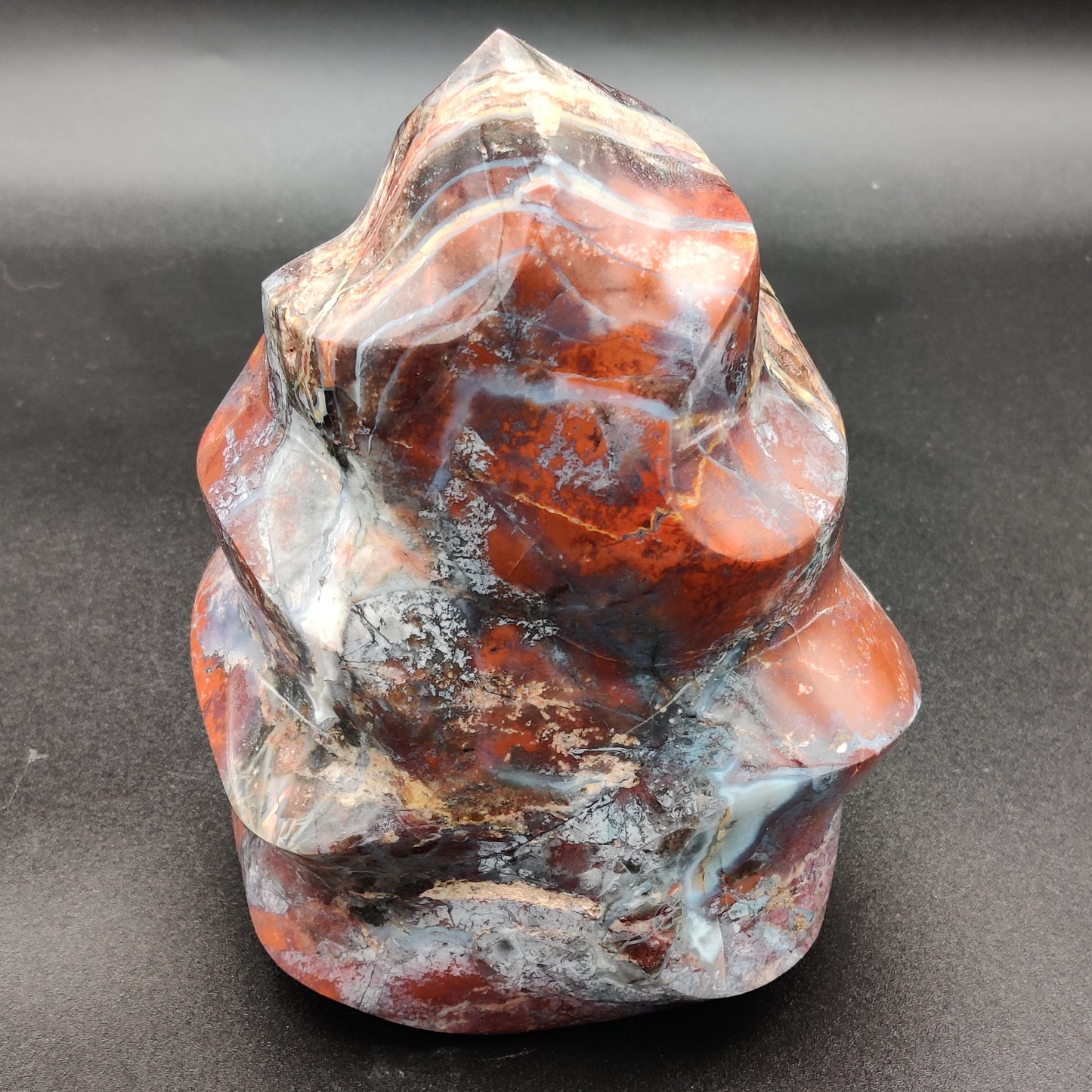 Ocean Jasper Spiral Flame Freeform Madagascar 4.4 lbs (1998g)