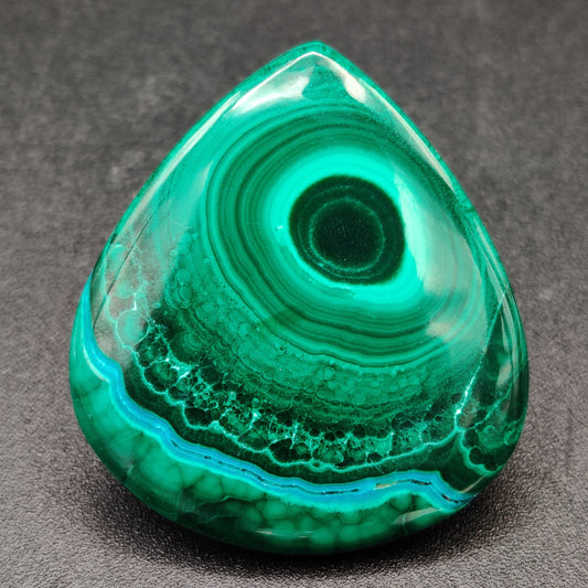 Malachite Chrysocolla Cabochon 121 carats (24.2g)